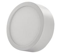 EMOS Pannello LED 7,6 W, rotondo, 680 lm, lampada da soffitto, lampada da parete con diametro di 12 cm, 3 colori di luce regolabili, bianco caldo, bianco neutro (3000/3500/4000 K), con driver LED