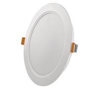 EMOS Pannello LED da 18 W, rotondo, 1800 lm, diametro 17 cm, bianco neutro 4000 K, con driver LED, extra piatto, profondità di montaggio 2,6 cm, bianco