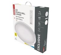 EMOS Plafoniera LED 45W dimmerabile con telecomando, luminosità regolabile 270-2700lm e colore luce 2700-6500K, luce notturna + timer, per soggiorno, cameretta dei bambini, corridoio, ufficio, camera
