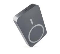 EMOS - Powerbank 10.000 mAh WI 1046 con magnete - Batteria esterna magnetica con passthrough e ricarica wireless - Uscita USB-C con cavo dati USB incluso - per iPhone, iPad, smartphone, tablet -