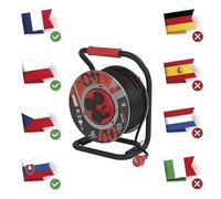 Emos - Prolunga esterna sul tamburo 40 m / 4 di nuovo. / nero /