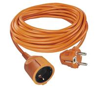 EMOS - Prolunga IP20 10 m - 1 presa Schuko - 230 V, 16 A, 3680 W - Isolamento in PVC di alta qualità - H05VV-F3G 1,5 mm² - Maggiore protezione da contatto - per interni - arancione