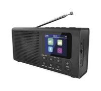 EMOS - Radio DAB+ con Bluetooth e doppia alimentazione - Radio digitale portatile con sveglia, timer di sospensione e 40 slot di memoria - 4X scelta rapida - Radio da cucina DAB+FM con display TFT LCD