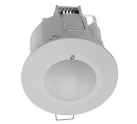 EMOS - Rilevatore di movimento a microonde per interni - Portata 8 m, campo di rilevamento 16 m/360° - Durata e sensibilità regolabili 3-2000 Lux - Altezza di installazione ideale 1,5-3,5 m - Bianco