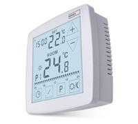 EMOS - Termostato digitale per ambiente con OpenTherm - programmabile, cablato 230 V - Sistemi di riscaldamento/raffreddamento con sensore a pavimento - Regolazione temperatura 7-30 °C - Montaggio a