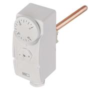 EMOS - Termostato meccanico con manicotto sommergibile - manuale cablata - Sistemi di riscaldamento e raffreddamento - Regolazione della temperatura 0-90 °C - Misurazione invasiva - 230 V, 16 A/4 A -