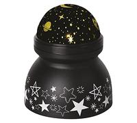 EMOS Universum DCPW05 - Proiettore LED decorativo bianco caldo, proiezione a soffitto e parete, funzionamento USB o a batteria (3 x AAA), durata 10.000 ore, IP20 per interni, colore nero