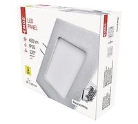 Emos * zd2222 LED Panel S 6 W nw IP20 per S, alluminio, argento, 13,5 x 4 x 15,5 cm