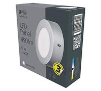 Emos * zm5222 LED Panel Ceiling C 6 W NW IP20, Alluminio, Argento