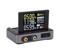 Emoshayoga Alimentatore CC CNC Display Digitale Portatile Regolabile 30V 5A per Ricerca Sperimentale Materiale ABS