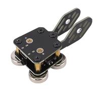 Emoshayoga Chiave CW Chiave con Codice Morse a Doppia Paletta con Base Magnetica per Smartphone e Radio HAM Design PCB Leggero e Resistente