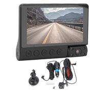 Emoshayoga Dash Cam 1080P HD per Camion SUV con Visione Grandangolare a 360 Gradi e Registrazione in Loop, a 3, Schermo da 4"