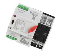 Emoshayoga Interruttore Automatico di Trasferimento di Potenza 2P 8KV per | Materiale PC ignifugo, modalità automatica, design compatto, CA 220 V