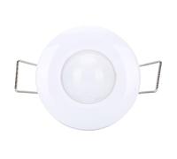 Emoshayoga Interruttore del Sensore di Movimento PIR a 360° Controlla in Modo Efficiente la Plafoniera per Strisce LED, Sensore di luminosità, Ritardo per Camera da Letto, Soggiorno, Ufficio