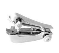 Emoshayoga Macchina da Cucire Portatile Mini Cucitrice Manuale Portatile Compatta e Resistente per Viaggi Domestici di Artigianato Fai-da-te 1 unità (Bianca)