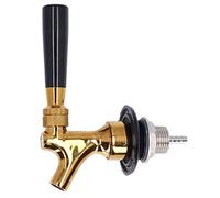 Emoshayoga Rubinetto per Birra, Rubinetto per Fusto Non Regolabile in Ottone in Acciaio Inossidabile con Uscita Acqua Lunga per Birra Alla Spina Nei Bar, Ristoranti, Hotel, Camere