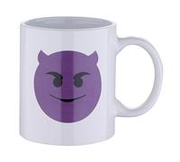 Emoticonworld, Q2148, Tazza in Porcellana, con diavoletto, Bianca, 12 x 12 x 10 cm