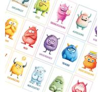 Emotion Cards For Kids - 32 Piece Children’ Flash Cards
