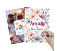 Emotional Balance - Notebook Di Tracker Di Salute Mentale Con Design Floreale, Pagine Di Riflessione Quotidiana, Registro Delle Abitudini Della Produttività | Giordia Di Terapia Guidata Con