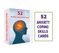 Emotional Insight Deck Pack - Fifty Two Prompt Sheets Bundle, Strumenti per il comportamento cognitivo, Set per attività antistress, Carte per esercizi di benessere del cervello | Schede di