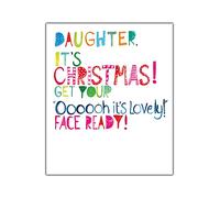 Emotional Rescue Biglietto di Natale per figlia, divertente biglietto di Natale per figlia, biglietto di Natale per figlia, biglietto di Natale per lei, divertente, biglietto di Natale per figlia,