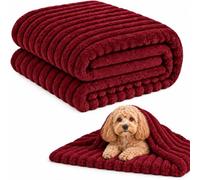 Emotional Support Blanket for Dogs (Red,19.7*27.6 in) | Dog Security Blanket, Soft and Comfortable Blankets for Sofa, Bed, Car Seat