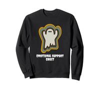 Emotional Support Ghost Spooky Fall Design Felpa