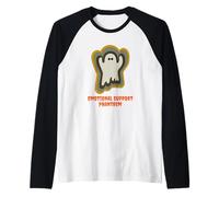 Emotional Support Phantasm Spooky Fall Design Maglia con Maniche Raglan