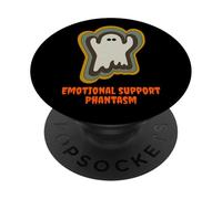 Emotional Support Phantasm Spooky Fall Design PopSockets PopGrip Adesivo