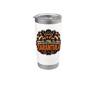 Emotional Support Tarantola Spider Halloween Spooky Plush Bicchiere termico in acciaio inox doppia parete