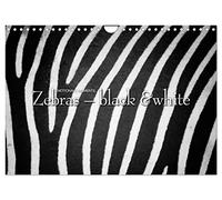 Emotionale Momente: Zebras - black & white. (Wandkalender 2026 DIN A4 quer), CALVENDO Monatskalender: Herrliche Schwarzweiß-Fotos von den wildlebenden Zebras in Afrikas Savanne.