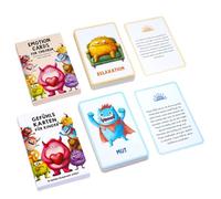 Emotions Flash Cards, Realistic Picture Set, 3.03x4.72in Educational Learning Tool, Authentic Rounded Corners, Compact Portable Design for Toddler Children, Kid Girls Boys, Preschool Classroom