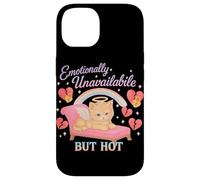 Emotivamente distaccato ma caldo Cat Coquette Custodia per iPhone 14
