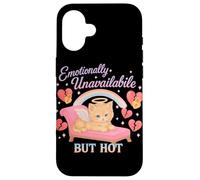 Emotivamente distaccato ma caldo Cat Coquette Custodia per iPhone 16