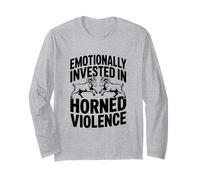 Emotivamente investito in arieti di violenza cornuta Maglia a Manica