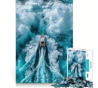 Emozionante puzzle a tema oceano per adulti, 1000 pezzi, gioco stimolante per la mente, calma e creatività, pezzo da collezione 50x75cm