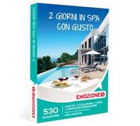 EMOZIONE3 2 giorni in spa con gusto Cofanetto regalo 1 notte con prima colazione, 1 cena e 1 percorso benessere per 2 persone