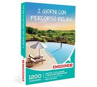 Emozione3 - Cofanetto regalo 2 giorni con percorso relax - Idea regalo originale - Una notte con colazione e percorso benessere per 2 persone
