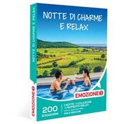 EMOZIONE3 - Notte di charme e relax - Cofanetto regalo - 1 notte con colazione e 1 momento relax per 2 persone