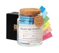 Emozioni del barattolo della Bibbia cristiana - Note di scritture di fatte a mano Jar, schede di ispirazione colorate | Regali basati sulla fede per i credenti, il vaso di preghiera e incoraggia