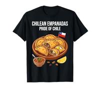 Empanadas cilena Orgoglio del Cile Food Art Maglietta