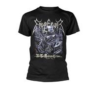 EMPEROR - IN THE NIGHTSIDE ECLIPSE BLACK T-Shirt, Front & Back Print X-Large