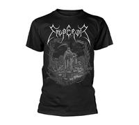 EMPEROR - LUCIFERIAN BLACK T-Shirt, Front & Back Print Large