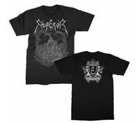 Emperor Luciferian Norvegese Nero Metallo Death Musica Rock Fascia T Shirt
