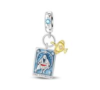 Emperor's Chalice Tarot Charm, Charm for Bracelet, Compatible with Pandora Bracelet Neckalce
