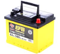 EMPEX 56-812 Batteria 12V 62Ah 580A L2 per VW Polo Hatchback (6R1, 6C1) KAEFER