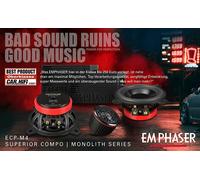 EMPHASER Monolith ECP-M4 2-Way Compo 10 cm Component System 70 Watt RMS