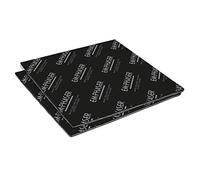 EMPHASER ESP-DM2 - Tappetini isolanti in alluminio butilico autoadesivi, isolanti per isolamento acustico, 4,5 mm, 2 pezzi da 200 x 200 mm