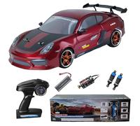 Emphsism Auto RC Drift 1:10 | Auto RC 4WD 30 km/h, Motore RC550, Telecomando 2,4 GHz, Ammortizzatori Regolabili, Batteria 2000mAh, Pronta all'uso, Per Asfalto/Beton/Interni