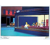 Empire 12159 - Poster, Motivo: Simpson, Homer in Stile Edward Hopper, 91,5x61 cm